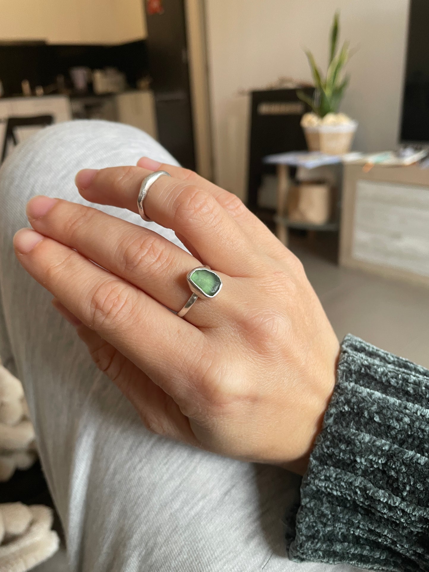 Anillo sea glass COSTA BRAVA